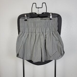 Automet Gray High Waist Running Athletic Shorts Sz‎ M